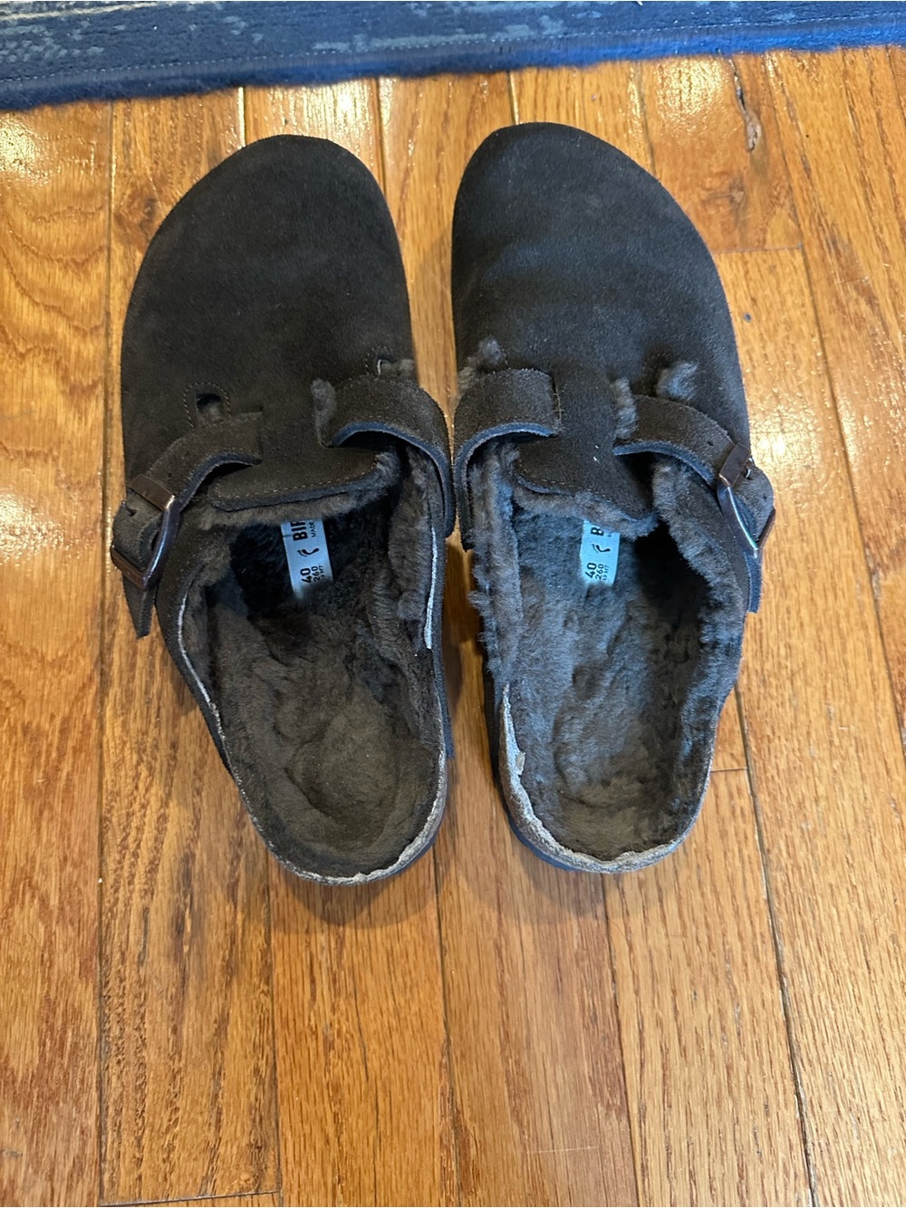 Birkenstock Shearling in Mocha